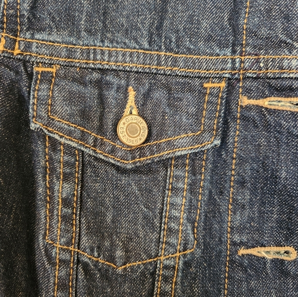 Gap Jean Jacket Women Extra Small - Picture 3 of 8
